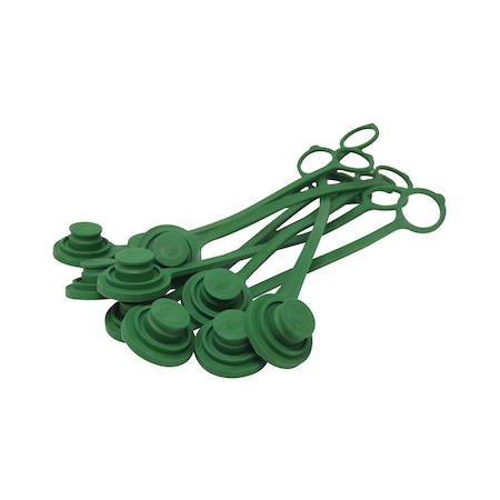 A & I Products Green Dust Plug, 1/2"  6" x5" x4" A-5205-4M-GR-P